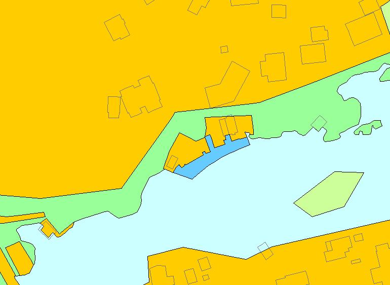 Naustområde 39 Kviturpollen IV (Raunefjorden) Området er i stor grad utbygd