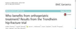 Hvem har mest nytte av behandling på geriatri? Premorbid ADL Bruddtype Kjønn Alder 19 Spesialisthelsetjenesten: Vi vet mye om hva som virker!