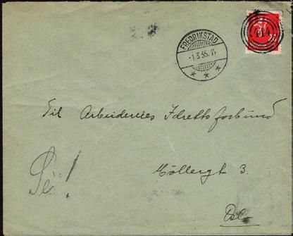 Obj.nr. Obj.nr. F 6576 Br 568 Oksval i Bundefjord (t.3) (Ak, 1929-35). To klassklare stempler på to stk 10 øre Stempler på frimerker og brev Hellig Olav, konvolutt adressert til Oslo. Luksus.