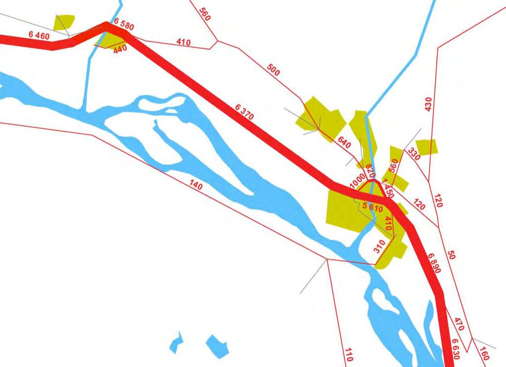 E6 Ringebu sør Frya, kommunedelplan med konsekvensutredning grunn av lokaltrafikk som ikke fanges opp av modellen).