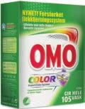 133830 Omo Ultra Hvit 133839 Omo Color MOPPEKIT UNIQ DUOTEX Komplett rengjøringssett.