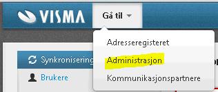 12.3 Admin i Visma Adresseregister Med Admin rettigheter kan du jobbe med