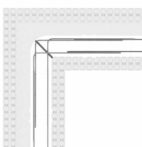 skrufester. Tilpass evt. blokkene ved innvendige hjørner. Fig. 6 Kapp blokkene med sag eller stikksag.