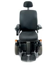 Bruker kan, med høy presisjon, kjøre stolen frem til bilrattet eller styrekonsollet.