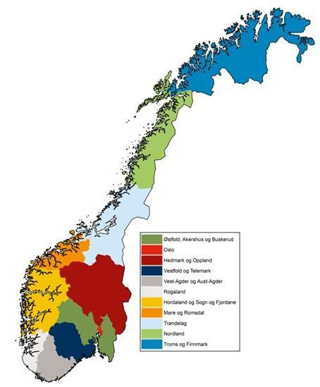 fylker og