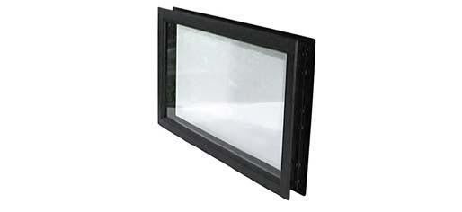 2. Tilgjengelige alternativer: 2.1 Vinduer Portseksjonene kan utstyres med vinduer.* Antall vinduer pr. seksjon er avhengig av lysåpningsbredden.