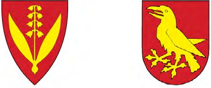 Heraldikkens skjoldform Originalen til de aller fleste nye kommunevåpen blir tegnet med trekantskjold, lik formen til riksvåpenet.