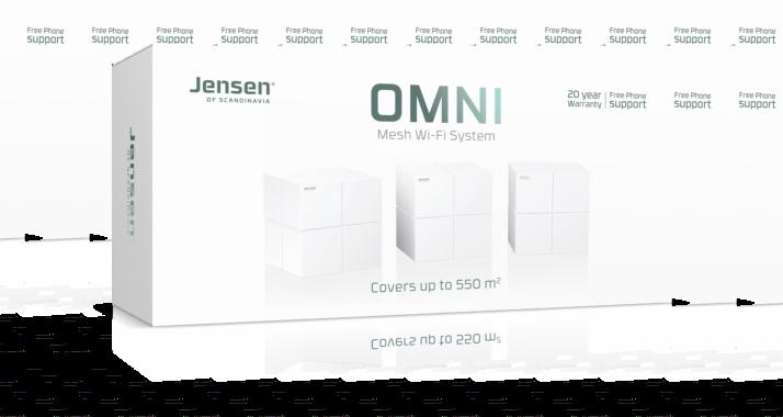Forskjellen på Omni og Omni single pack Jensen Omni Mesh selges både i pakker med 3 stykker