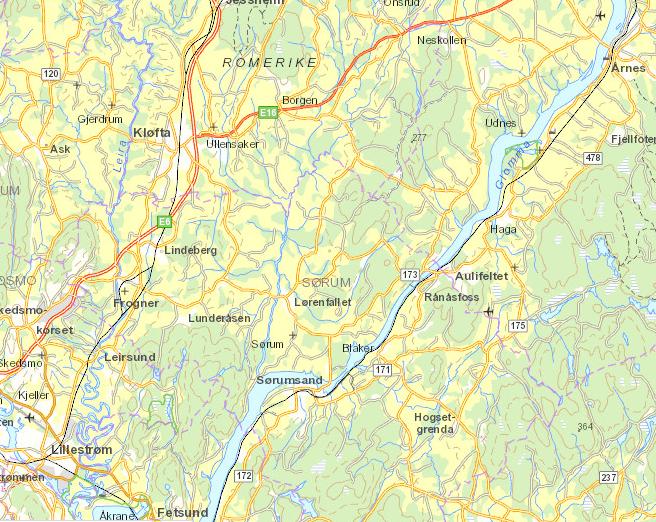 kommunene Nes og Sørum