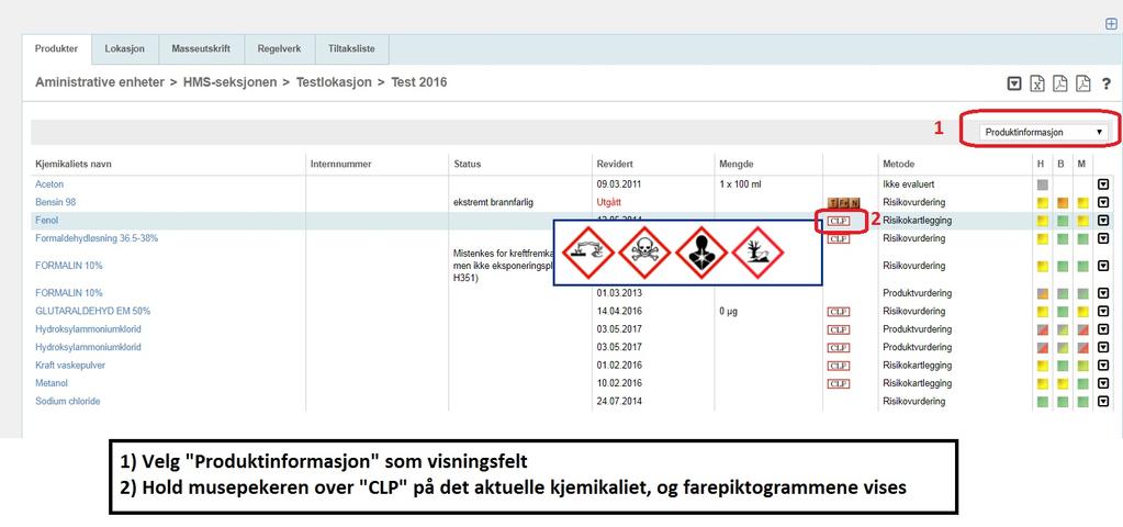 Hvordan finne farepiktogrammer For å tilfredsstille kravene til korrekt merking av kjemikalier, så må kjemikalier med gamle farepiktogram merkes om.