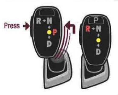 Kjøre med aktiv regenerering/ladning av batteriet F) Lading: Generelt om lading av bilen: Med giret i «D», dytt girspaken ned til «L». NB!