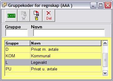 Pasientregnskap fra Startmeny 177