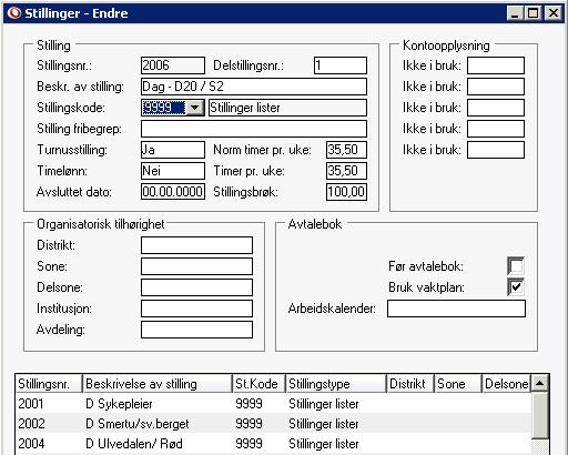 Kompetanse Dersom du har fulgt anbefalingene dette heftet gir, velger du Arbeidsliste i dette feltet.