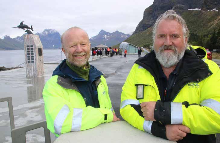 Glomfjord, 2. mai Nr. 4-2018 B UREDD ER GOD REKLAME Stolte karer deltok da deres aller mest spesielle prosjekt ble offisielt åpnet.