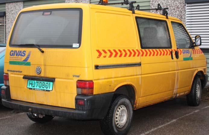 : VOLKSWAGEN TRANSPORTER Årsmodell: 2007 Registrerings nr.: HJ 81326 Prosjektnr.: 6193 Kilometer: 253.