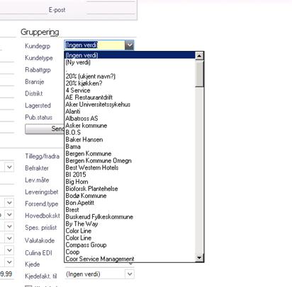 5a. Legg til informasjon om kundegruppe,