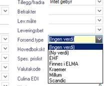 1 2 4 5 3 6 7 Felt 7 på kundekortet angir spesielle ting for kunden. Enten det er e-faktura, spesielle fraktbetingelser eller kjedetilknytning. 7a.