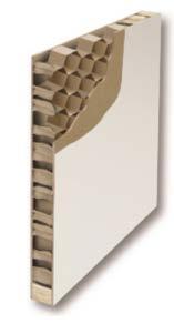 DØRBLADET: Kjernen i dørbladet består av honeycomb, og lagerføres hos Nordicdoor med to typer overflater: * Malte dører: disse har en 3mm hardfiberplate for maling som overflate.