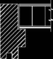 GRUNNET HVIT 54 x 113 47505023 6788 8485 EI60 LOFTSTRAPP, HVIT METALL 54 x 109 47505042 16538 20672 Forlengerstige EI60, Nobbnr 47574285-2592,- / 3240,- LEVERINGSTID Profil av kompakt dør 565