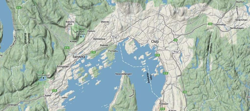 Norge: Prosjekter i Stor-Oslo 20 280 800 120 120