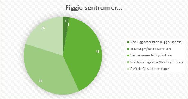 Nettundersøkelse, 10. november til 15. desember 2017 167 personer fra Figgjo svarte på medvirkningsundersøkelsen.