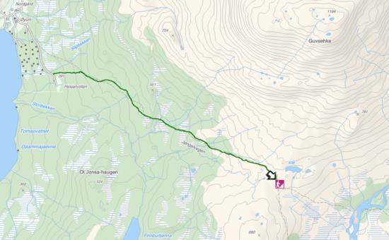 Post nr. 9: Storelvhøgda 690 moh. Kartblad: 1926 III Trofors Middels Kjør E6 til du kommer til Majavatn. Ta så av veien som går til Tomasvatn.