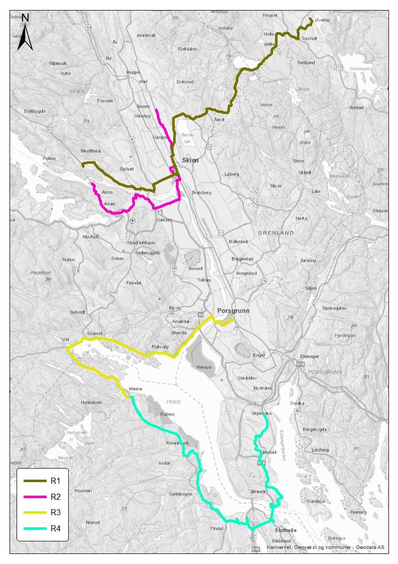 5.3 Regionbuss Tilbudsnivå: 60 minutters grunnfrekvens som kan styrkes til 30 minutter i rushtidene, behovstilpasset pr linje. Åpningstider som for dagens P-linjer.