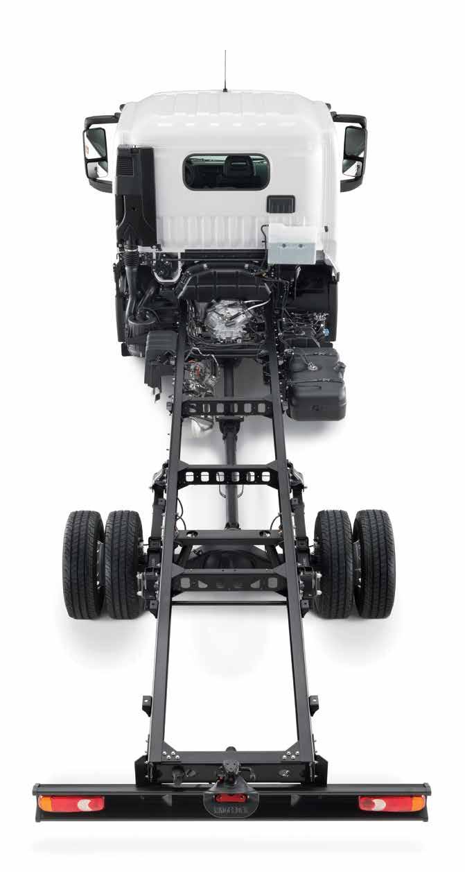 renault trucks_d CAB 2 M 14 CHASSIS AV LASTEBILTYPEN Dette chassis med u-formet ramme gir deg maksimal lastekapasitet, robusthet, pålitelighet og varighet.