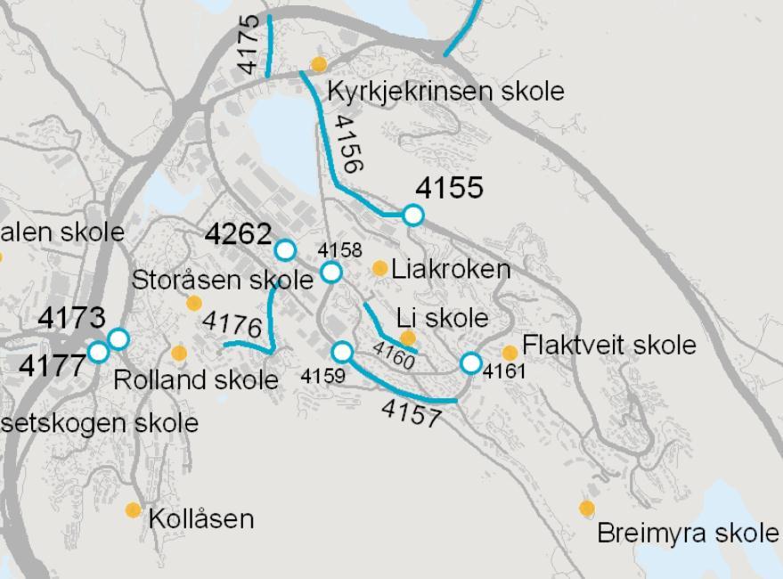 Trafikksikring Flaktveit, Nyborg og Rolland juni 1