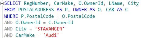 I SQL Server er det mulig å droppe OUTER og bare skrive RIGHT JOIN, LEFT JOIN og FULL JOIN, men RIGHT OUTER JOIN osv. er standardsyntaksen for SQL. 8.7.