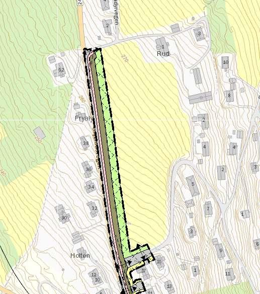 Planbeskrivelse - reguleringsplan for reinvestering av fv247 Hov - Hasvoldseter Reguleringsplanen tangerer reguleringsplanen for FV247 Hov Sentrum-Rådyrvegen 24 Tiltaket i forhold til KU-forskriften