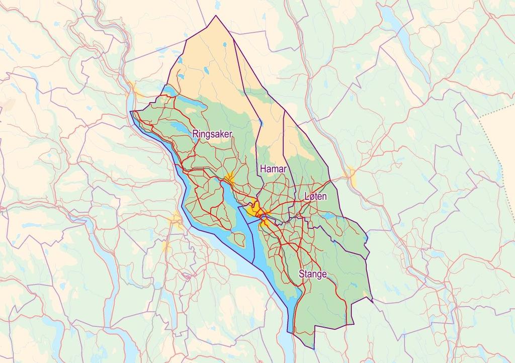 Hamar kommune Visjon: Hamar sentrum for det mest attraktive boområdet i Innlandet Hedmarken