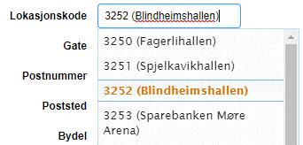 Figur 3 - Nytt bygg/anlegg Etter et bygg er opprettet, kan du knytte ulike dokumenter til det. Dette gjør du under BOOKING BYGG/ANLEGG DOKUMENTER.