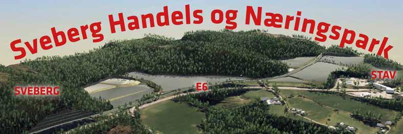 Sveberg Handels- og Næringspark har en attraktiv og strategisk beliggenhet ca 20 km øst