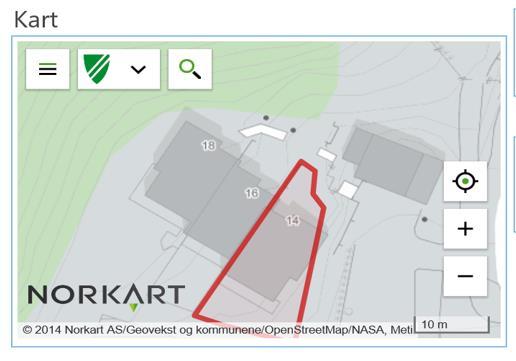 Kart og Situasjonsdata Kart og kartdata integrert i ebyggesak 360 Saken/eiendommen vises i kartet Automatisk innhenting av informasjon om viktige forhold ved saken, f.eks.