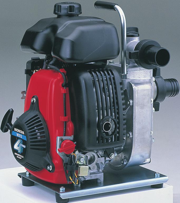 WX 15 WX 15 Liten og lett 1,5 pumpe utstyrt med miljøvennlig Micro 4-takts motor.