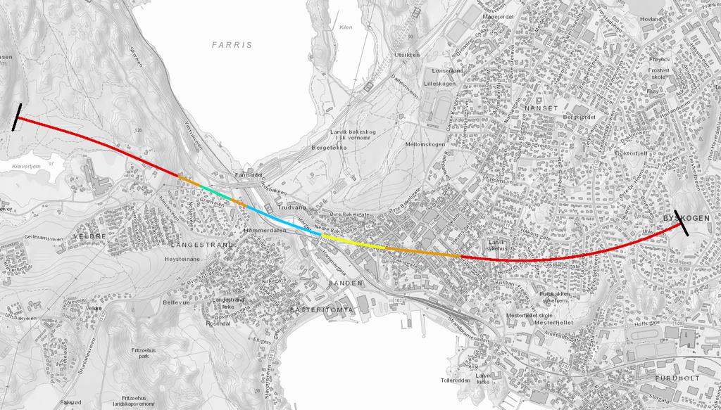 Kongegatakorridoren Åpen Løsmassetunnel byggegrop / Åpen Løsmassetunnel