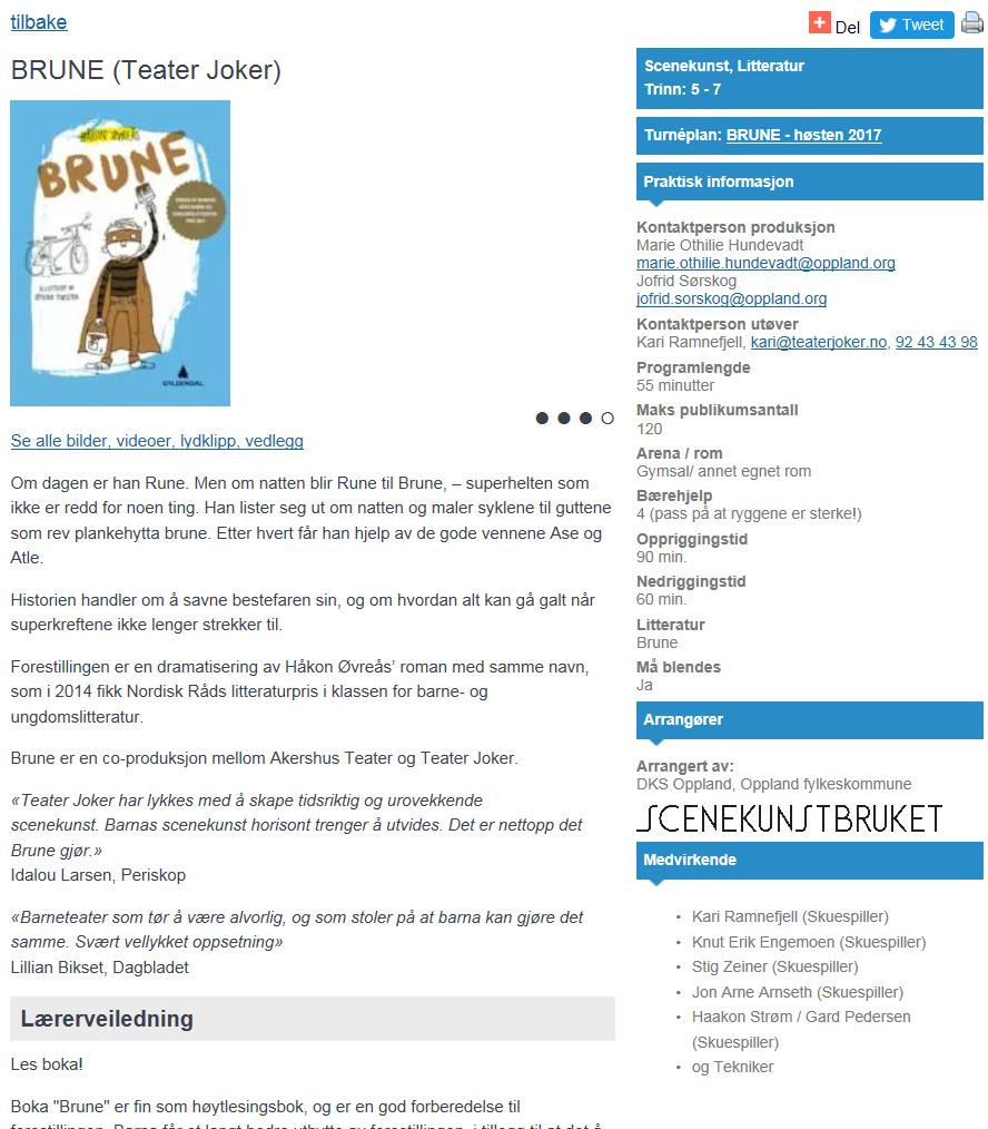 Arrangørhåndbok TEKNIKK OG LOKALE DKS-besøk kan ofte foregå i gymsal, aula, klasserom eller andre rom på skolen. Både dere og utøverne må gjøre det beste ut av det rommet dere har.