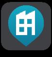 Velg dette symbolet for å legge det til i Mine steder, eller søk i nærheten av gjeldende sted. Merk: Hvis TomTom GO Mobile app ikke finner stedet ditt, vises symbolet grått.