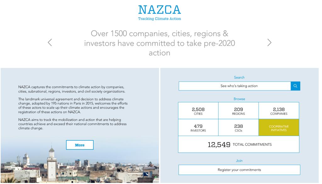 Non-State Actor Zone for Climate Action