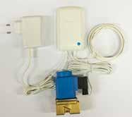 (1/2 +) Mulighet for oppkobling til alarmsentraler, PC og GSM Trådløse modeller kan bygges på med sensorer etter ønske Enkel installasjon og programmering. Sensor med stikk Nrf. nr.