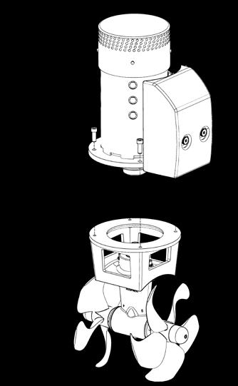 Fig. 1 Fig. 3 Bolt tightening force (4x): 33 m (24 lb/ft) Turn the driveshaft of the gearhouse and the motor so the key/keyway are aligned. Fig. 4 Fig.