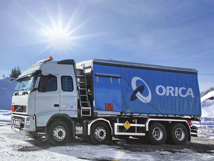Virksomhetene på industriområdet Virksomhetene på industriområdet Orica Norway AS har en bulkstasjon på Engene som fungerer som distribusjonssenter for halvfabrikata til emulsjonssprengstoffer (ANE
