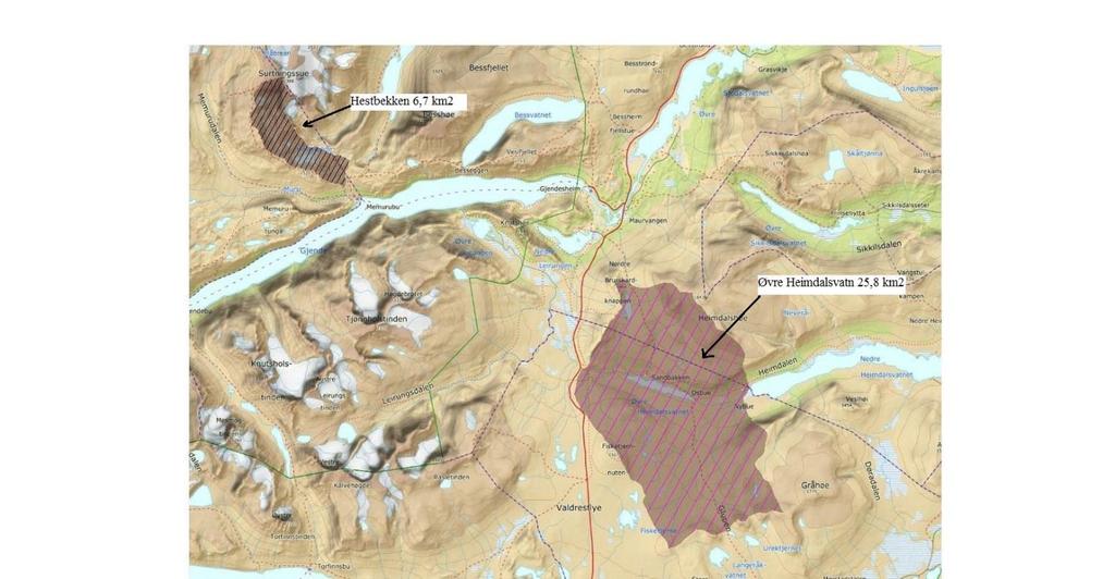 16 Stasjon Måle periode Feltareal (km²) Sjøprosent Snaufjell QN (l/s km²) Høydeint. (moh) 2.36.0.1001.