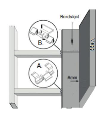 fig. 1 fig. 2 fig. 3 4. Plasser neste bordrad mot klipsene og skyv det på plass.