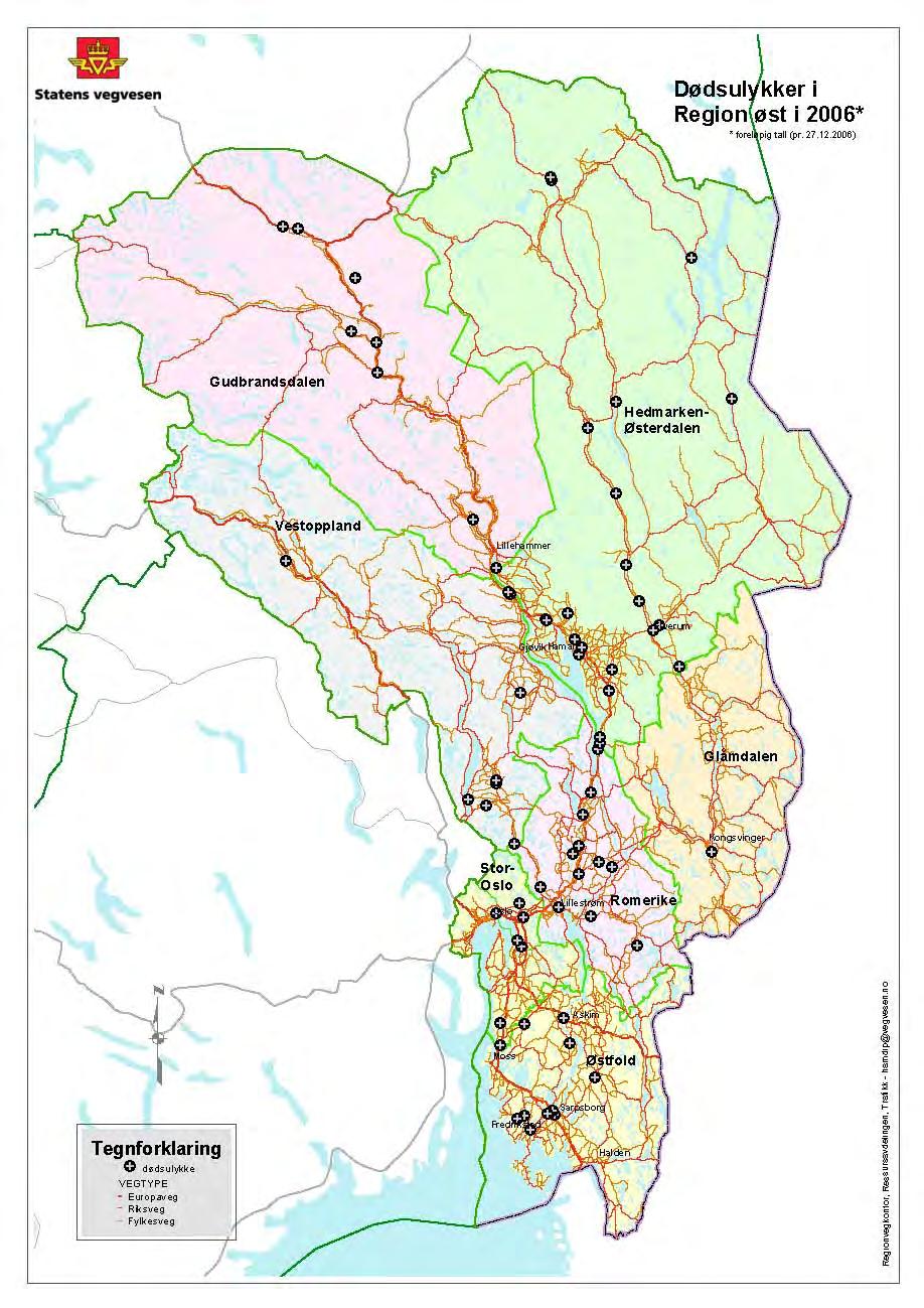 2.4 Geografisk fordeling av