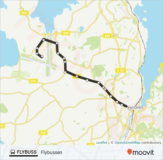 Retning: Airport 18 stopp VIS LINJERUTETABELL Storgata Oalsgata 12B, Theodor Dahls Vei Oalsgata 50, Stangeland Skole Oalsgata, Årsvollveien Sandnesvegen, Norway FLYBUSS buss Rutetabell Airport