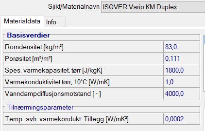 29 Figur 27 Materialdata
