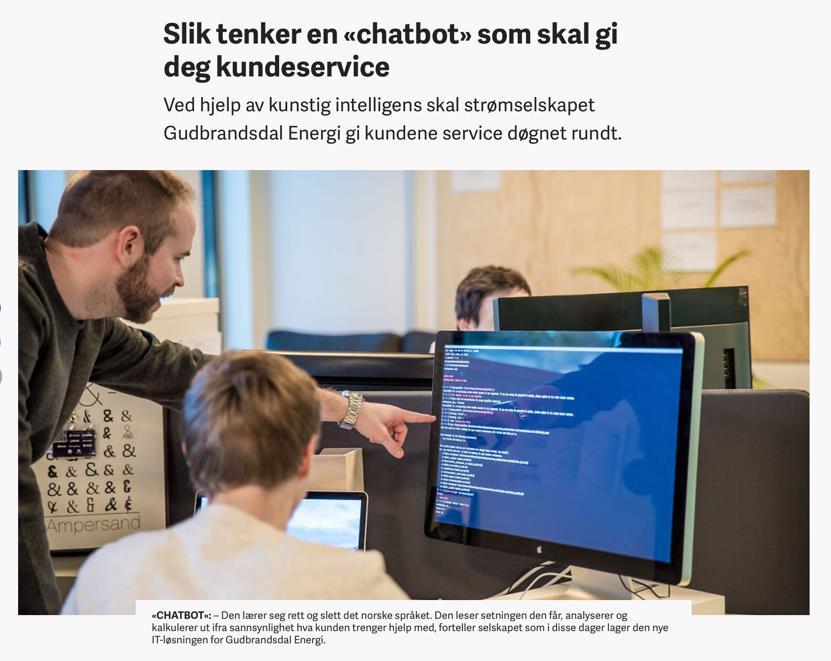 Hvilke teknologier skal gi kundene