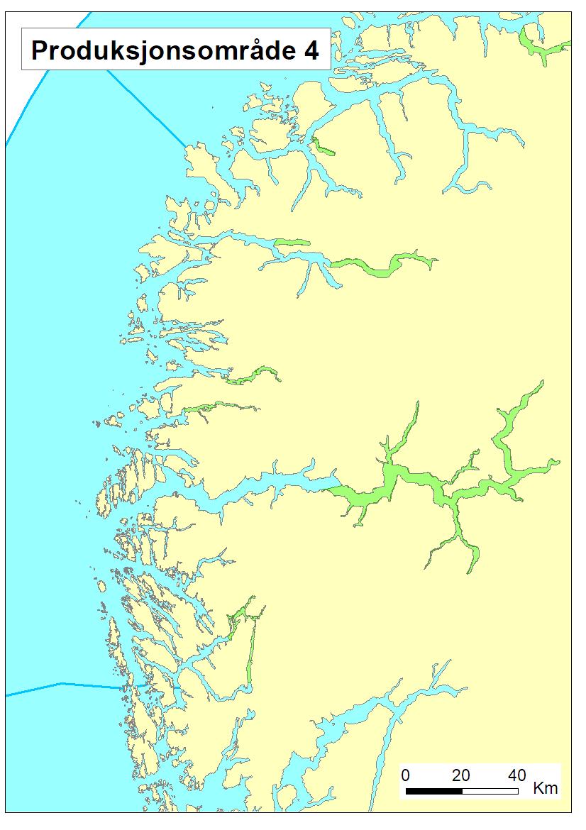 2.4 Sogn og Fjordane (PO 4, Nordhordland Stadt) Trålingen etter utvandrende laks i ytre Sognefjorden (figur 5) viste et generelt lavt til moderat påslag av lakselus i perioden uke 19-22.